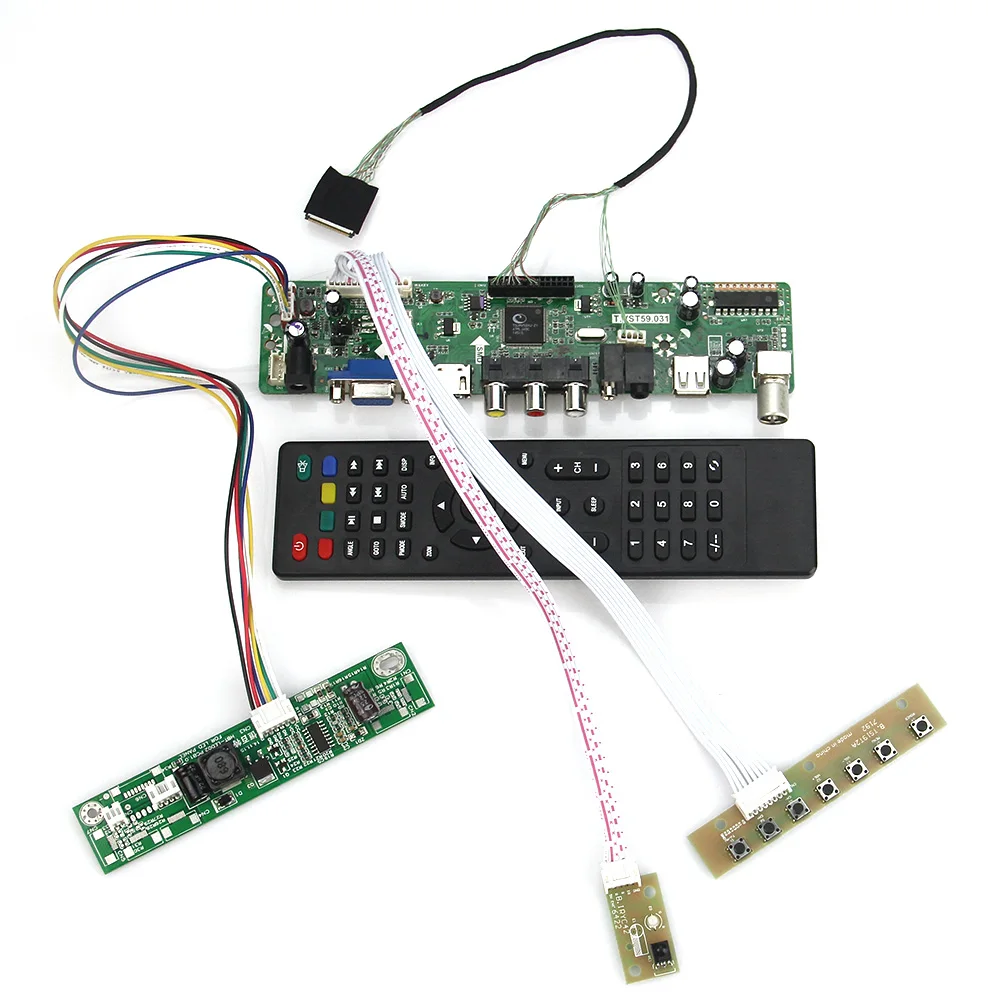 T. vst59.03 ЖК-дисплей/led драйвер контроллера совета (ТВ + HDMI + VGA + CVBS + USB) для ab0970003 LVDS повторное ноутбук