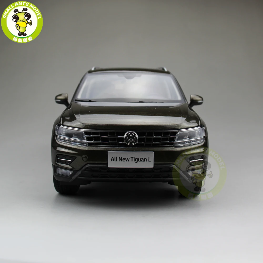 1/18 Ti guan L SUV литая модель металлическая модель автомобиля SUV игрушки для детей подарок коллекция хобби коричневый