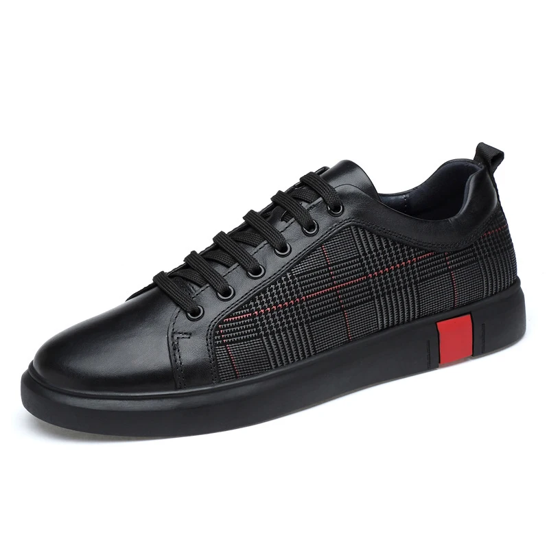 

100% Genuine Leather sneakers men women shoes Classic Skateboarding Shoes men Rubber Sole quality Outdoor sports Shoes male