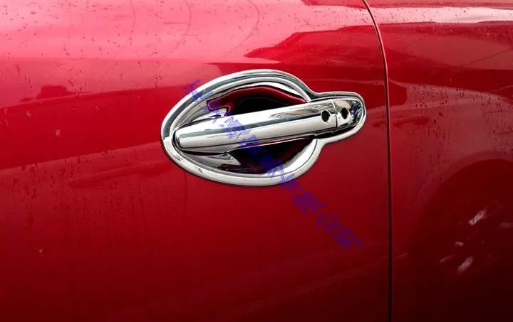Для Mazda CX 8 CX8 2018 2019 ABS Хромированная Крышка для дверной ручки крышка чашки отделка