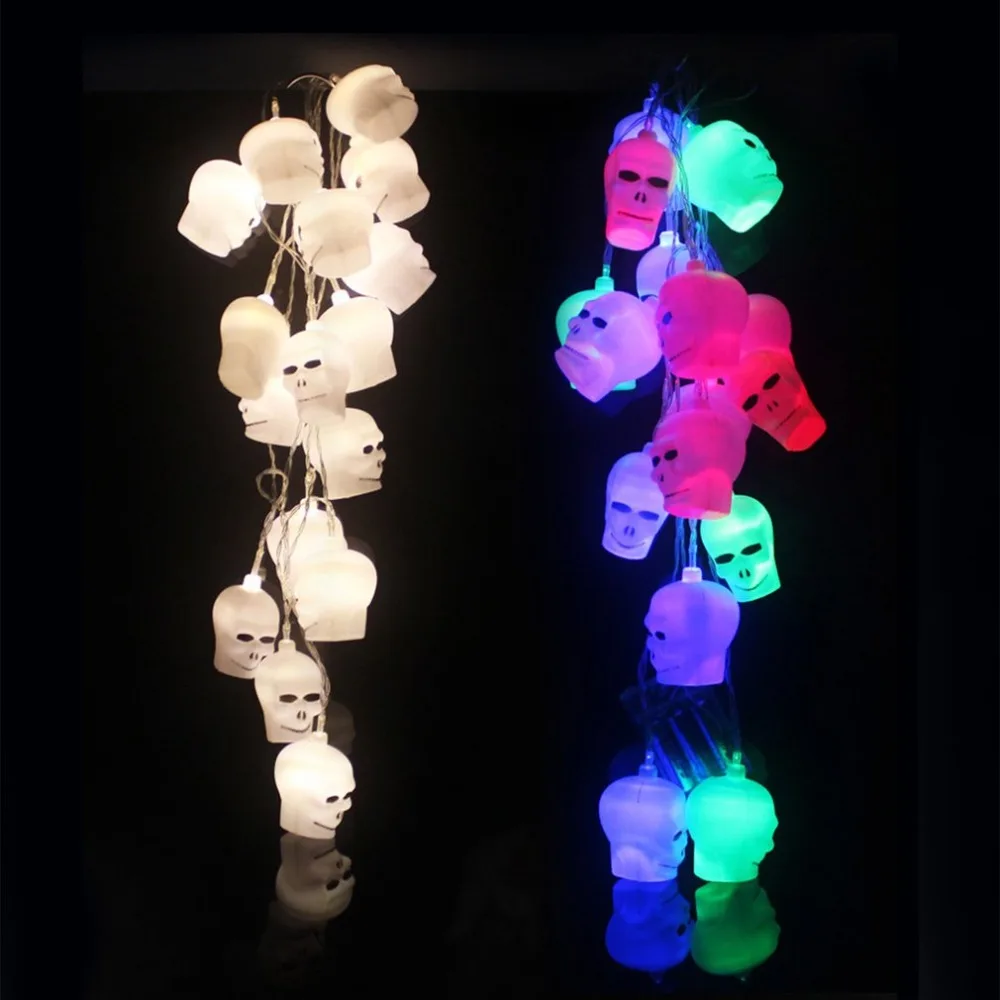 Батарея Питание 3D Форма светодиодный строка огней Хэллоуин Праздник домашние украшения энергосберегающие Фонари огни