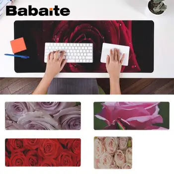 

Babaite Rose Variety Customized MousePads Computer Laptop Anime Mouse Mat Comfort Mouse Mat Gaming Lockedge Mousepad