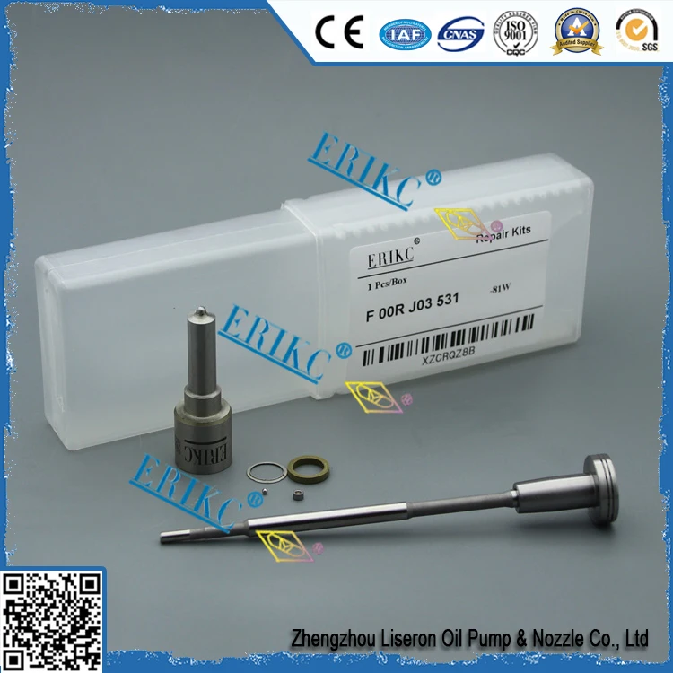 

ERIKC F00rj03531 Injector Repair Kit F 00r J03 531 F00r J03 531 to Repair Diesel Engine Dlla145p2270 Injector 0 445 120 297