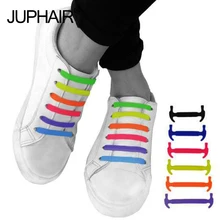 Vtie 12 Sets (196Pcs)Girl  Lazy Shoelace Lace Shoelace Buckle Flat Square Head Bracelet Canvas Leisure Sports Shoes  Silicone