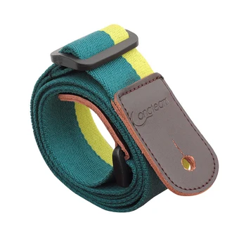 

Longteam cotton+leather uukiri shoulder strap with tail nail and Tied rope length 80cm -140cm width 4cm Dark green tender green