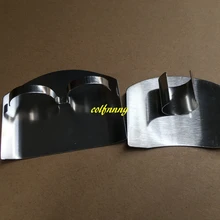 20 шт./партия,, один и два отверстия, защита для пальцев из нержавеющей стали, защита рук, не повредит, защита, кухонные инструменты