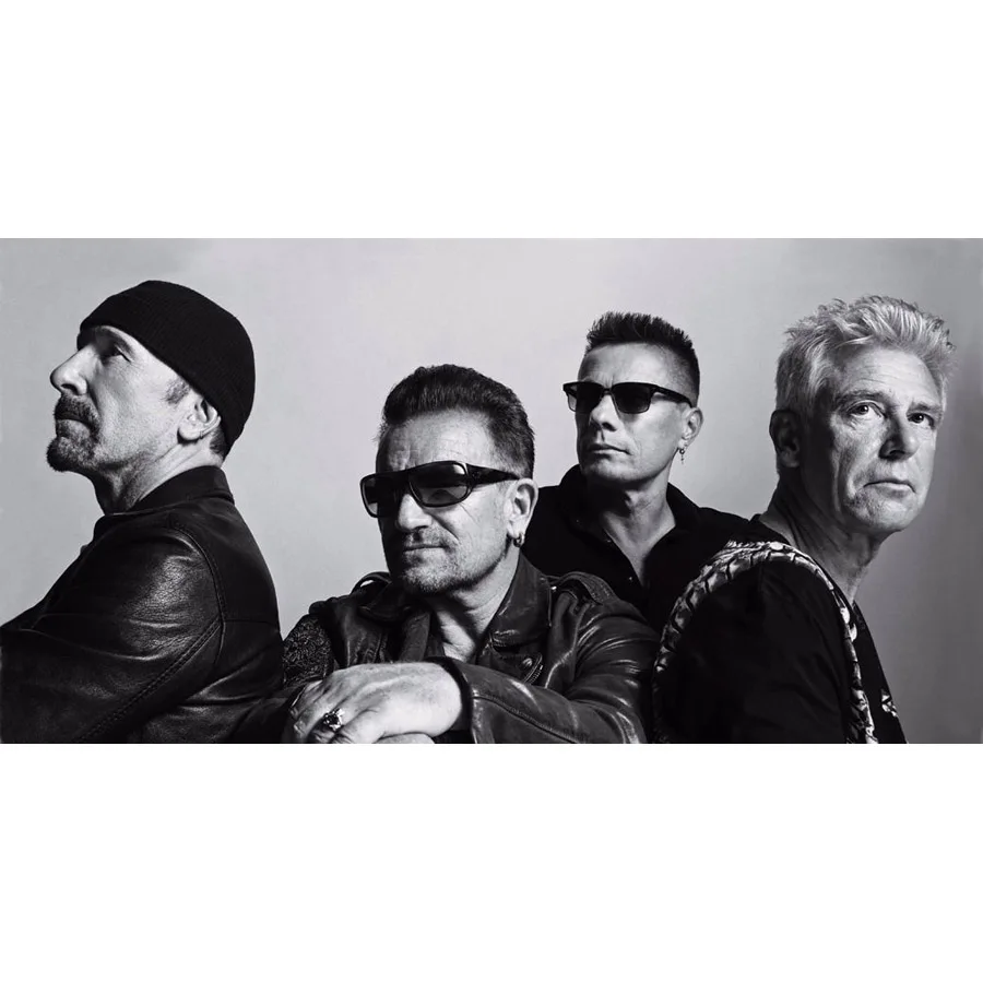 

J2211- U2 Bono Band Music Band Group Pop 14x21 24x36 Inches Silk Art Poster Top Fabric Print Home Wall Decor