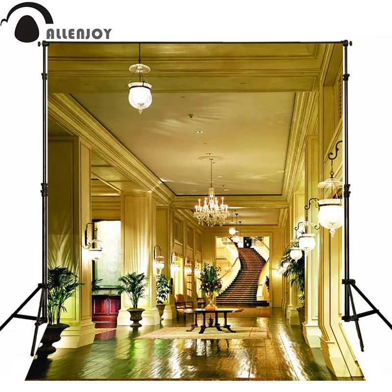 

Allenjoy photographic background Retro interior luxury nobility photo backdrops for sale send rolled Computer printing photocall