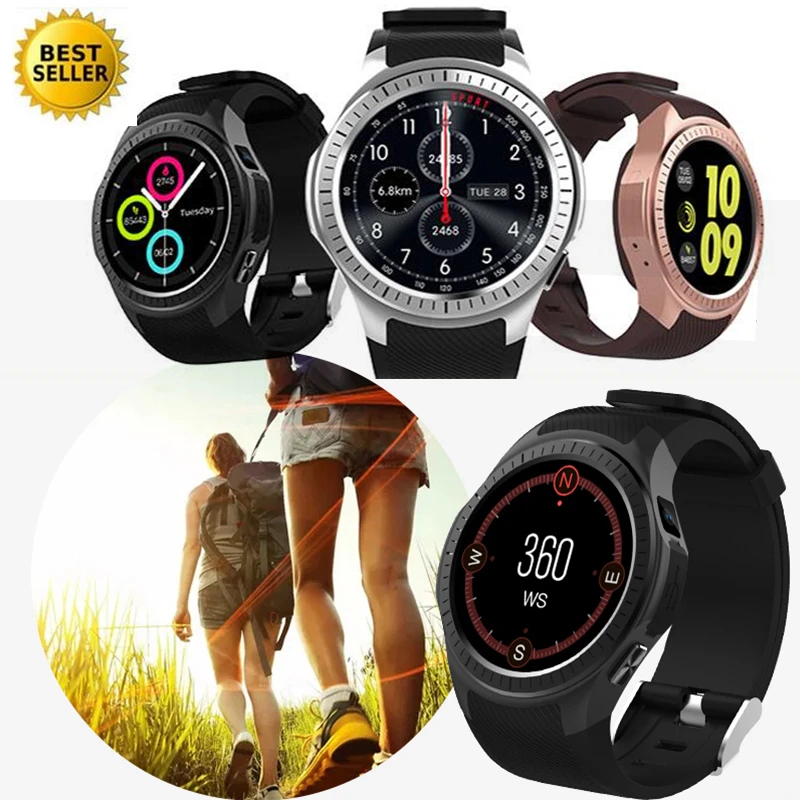

Bluetooth Sports Smartwatch GPS Waterproof SIM TF Card Heart Rate Blood Pressure Monitor Reloj Deportivo Smart Watch Men