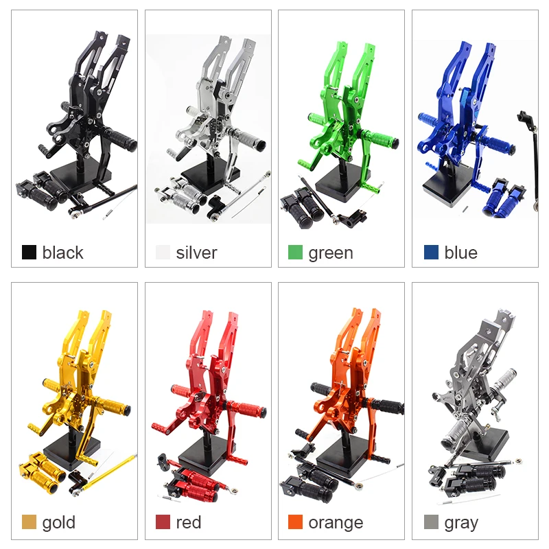 

For Honda GROM MSX125 2012 2013 2014 2015 2016 CNC Motorcycle Foot Rest Rearset Footpegs Footrest Foot Pegs Pads Pedals FXCNC