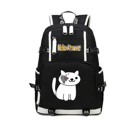 Для женщин Для мужчин аниме милые кошачий двор Неко Atsume Рюкзак Mochila школьный рюкзак сумка для школьные для мальчиков для девочек студенческие сумки для путешествий