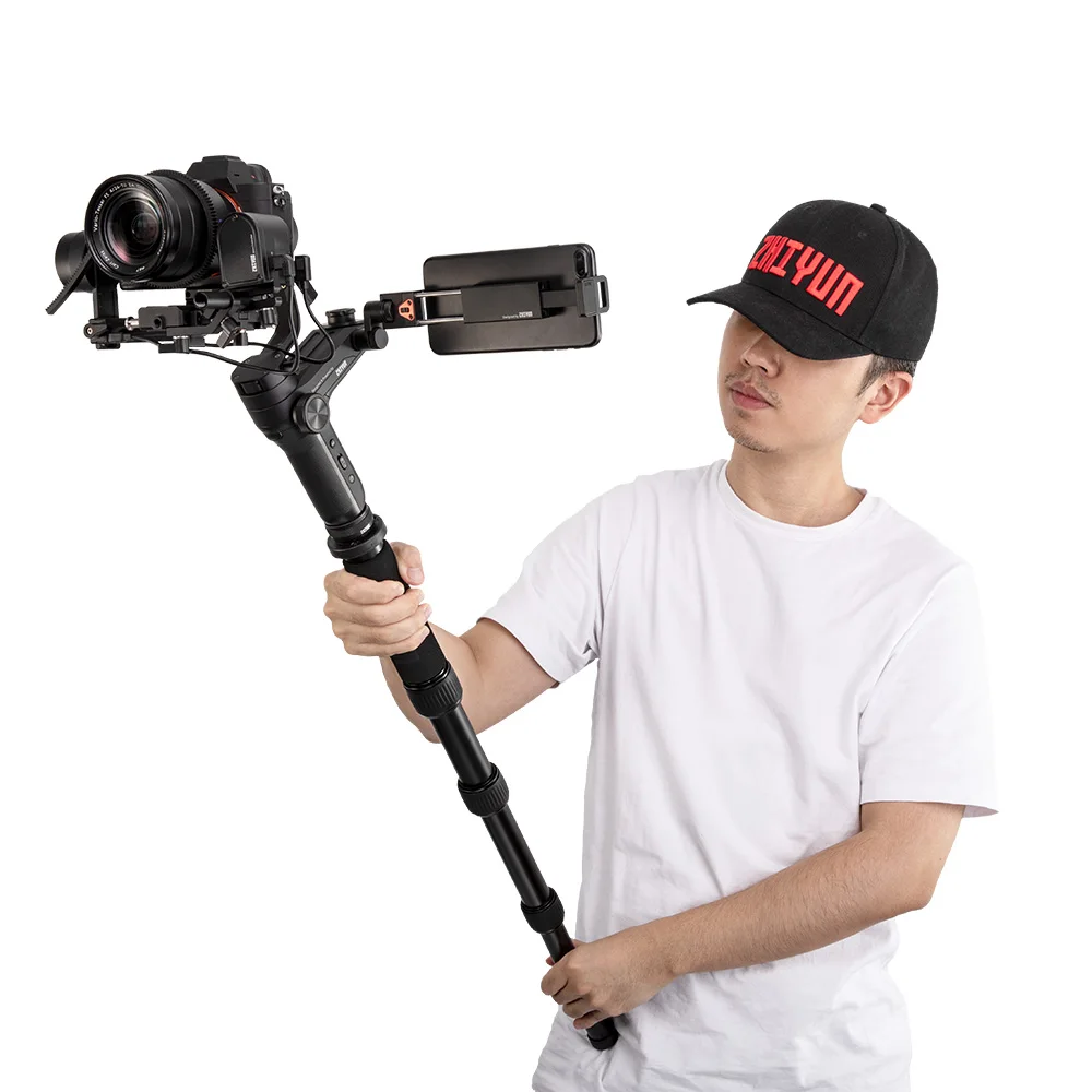 

Aluminum MINI Monopod for Zhiyun Weebill Lab Accessories Extend Pole use Crane 2 3 Smooth 4 Crane plus/M DSLR Camera Stabilizer