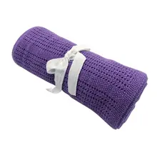 Детские одеяла 100 см X 80 см хлопок крючком Prop Cribborn принадлежности для сна