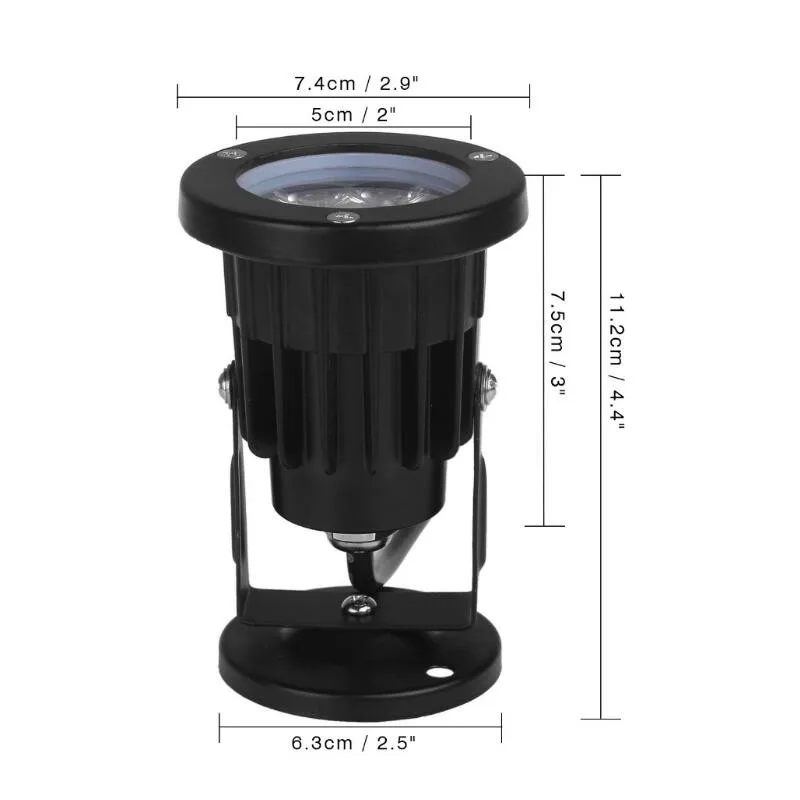Светодиодный фонасветильник для газона 85 265 в водонепроницаемый 5 Вт|led lawn light|lawn