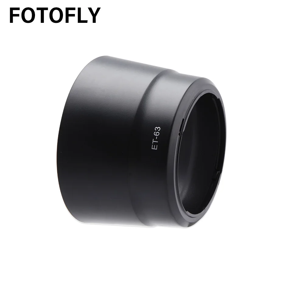 Бленда для объектива FOTOFLY ET-63 для CANON EF-S 55-250 мм F/4-5,6 IS STM байонетная Крышка для объектива камеры для Canon ET63