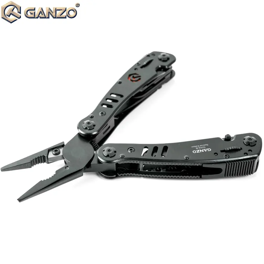 Ganzo G302B Вольфрам сменные лезвия резак многофункциональный Комбинации плоскогубцы Multi плоскогубцы, складной EDC ручной инструмент нож