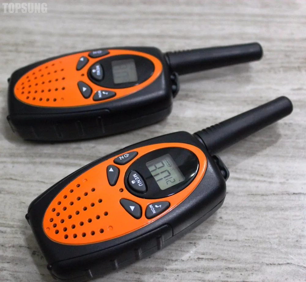 

Long range radio UHF cb 1 Watt walkie talkie radio T-628 amateur transceiver PMR446 FRS interphone woki toki balck/orange