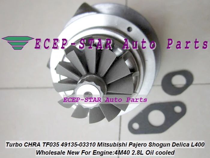 Oil cooled Turbo cartridge CHRA Core TF035 49135-03310 49135-03130 For Mitsubishi Pajero Shogun Delica L400 4M40 2.8L (4)