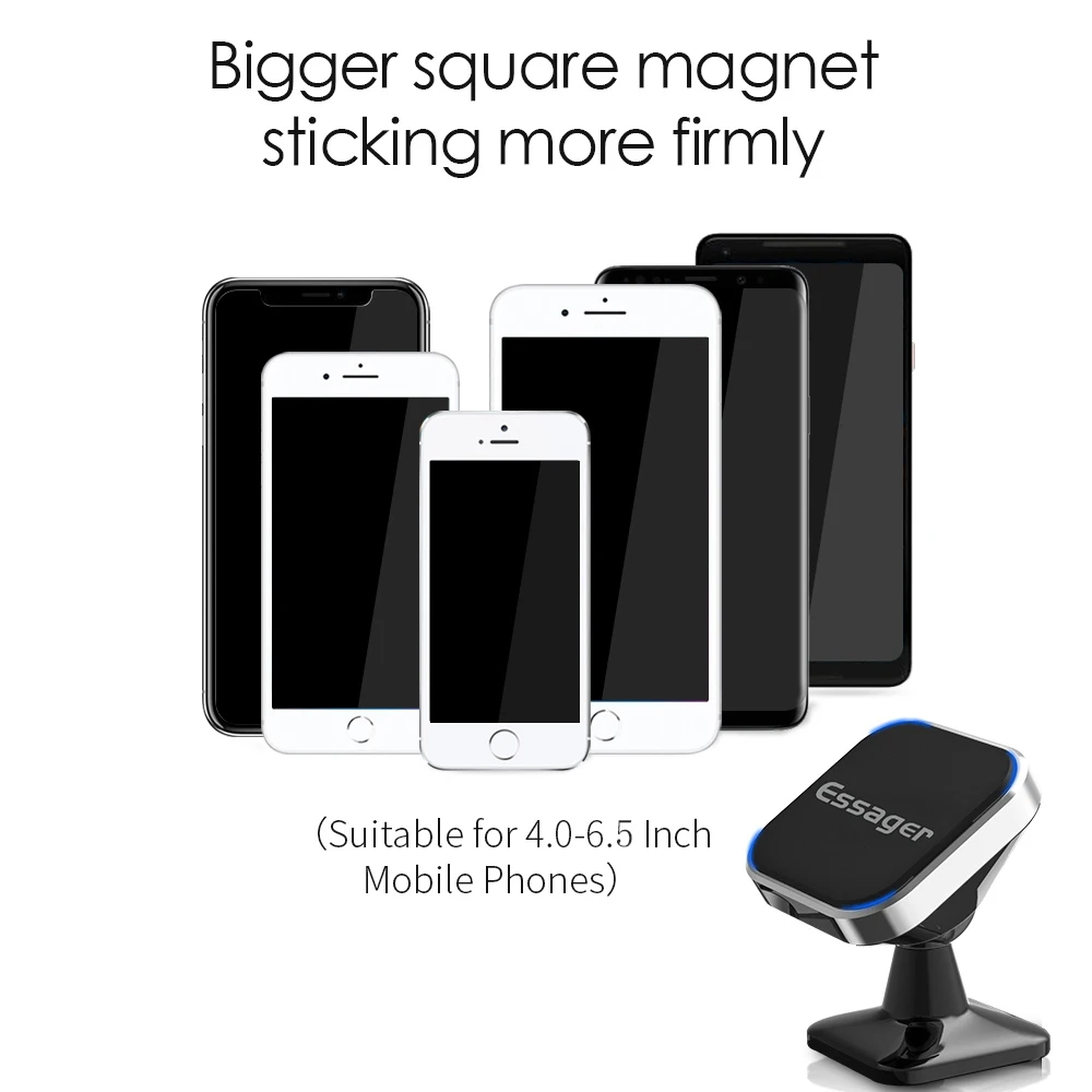  Essager Magnetische Auto Telefon Halter Für iPhone Samsung Platz Halter Für Telefon in Auto Magnet 