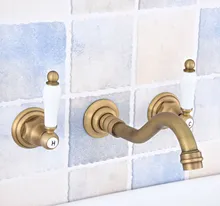 Bathtub Basin Antique Brass Bathroom Sink Mixer Tap Faucet 3 Pcs Faucets Dual Handle Sink Mixer Tap zsf532 Bathtub Basin Antique Brass Bathroom Sink Mixer Tap Faucet 3 Pcs Faucets Dual Handle Sink Mixer Tap zsf532