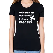 T-Shirt Women Cartoon Unicorn Letter Print Harajuku 2016 Fashion Product Funny Tee Japanese Print Pug Joker T Shirt for Female