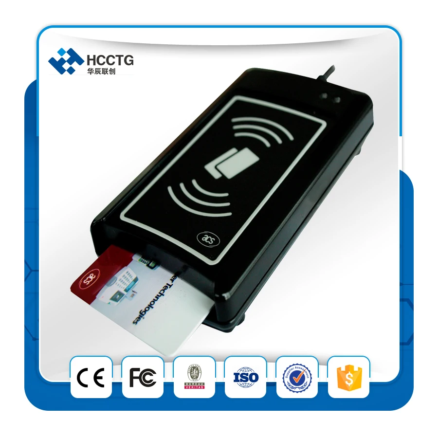 

New USB Contact Contactless Smart Card Reader ACR1281U-C1 Dual Interface Reader +2pcs free cards