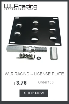 WLR RACING-держатель номерного знака, крепление буксировочного крюка, Кронштейн номерного знака, держатель рамы для 1988- Honda Civic WLR108