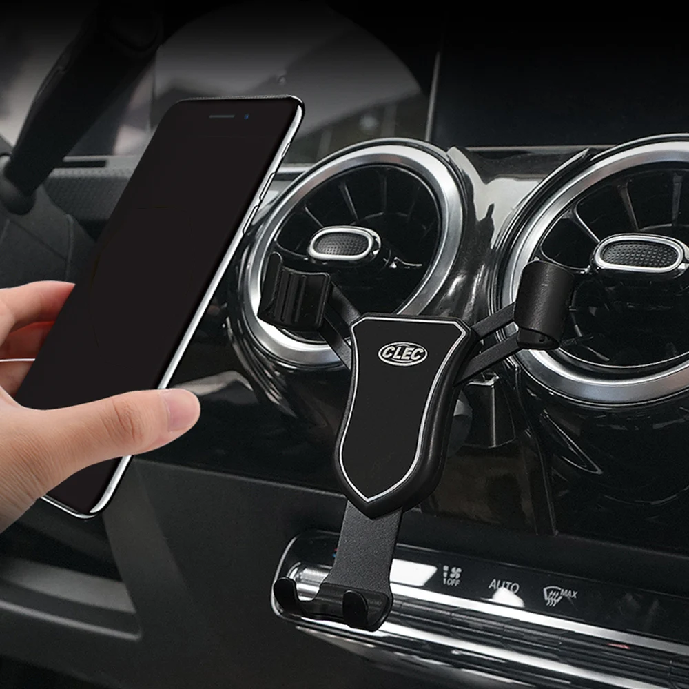 Автомобильный держатель для телефона для Mercedes-Benz CLA GLA GLC A C e-класс специальный зажим для вентиляции gps вращающийся кронштейн Беспроводная зарядная подставка