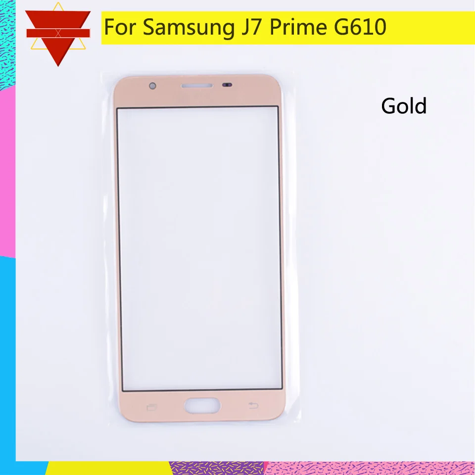 10 шт./лот для samsung Galaxy J7 Prime G610F G610 SM G610F/DS сенсорный экран передняя стеклянная