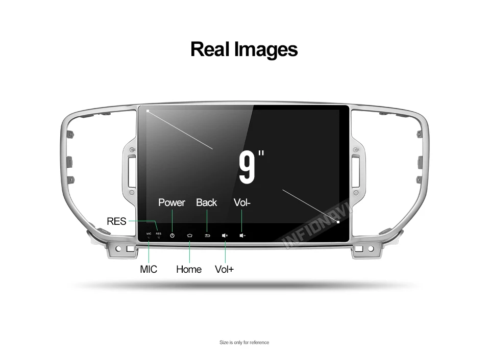 Cheap android 8.1 car dvd for KIA sportage 2016 2017 kx5 gps navigation car radio video stereo multimedia player octa core IPS screen 2