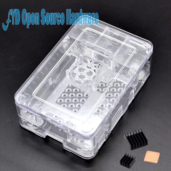 

Raspberry Pi 3 ABS Case Transparent Box Cover Shell Compatible Raspberry Pi 2 Model B B+