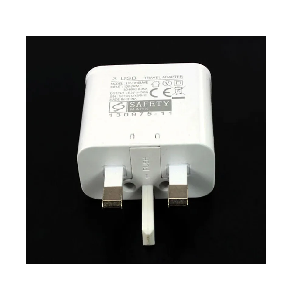 

UK Plug 2.4 3-Port USB AC Power Adapter Wall Charger for Ipad/smart phone