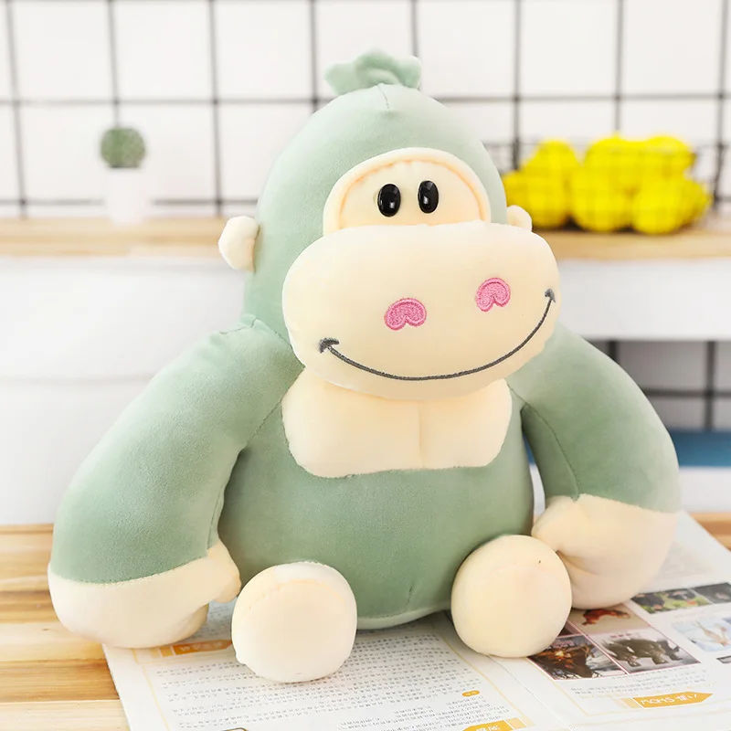 1 шт. 30 см Kawaii плюшевый орангутан Обезьяна Мягкая набивная кукла мультяшное животное игрушка милый День рождения Рождественский подарок для детей ребенок - Цвет: Зеленый