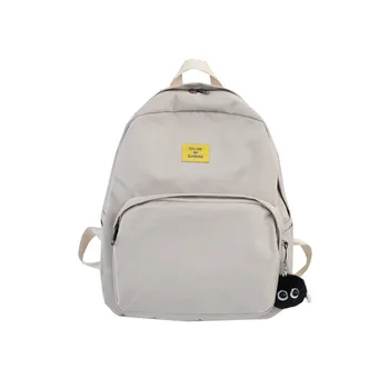 

LENLEI 2019 new College style art canvas coal ball student bag female Korean version new casual large capacity backpack