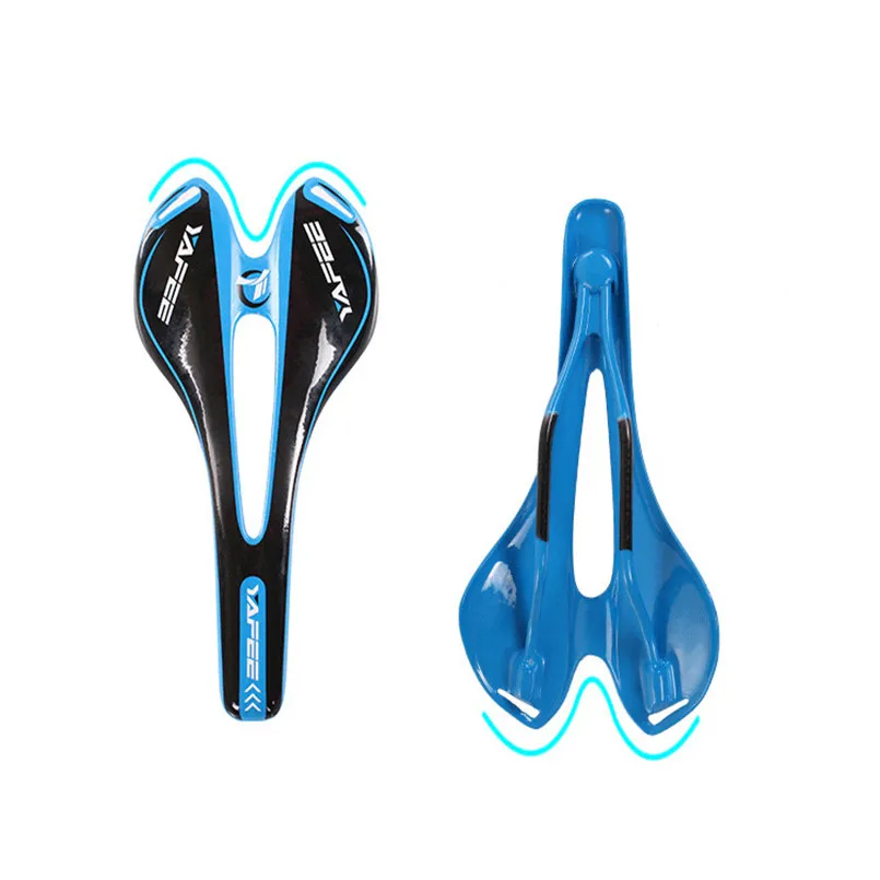 

Road Bike Saddle Carbon Fiber 3K Glossy Light Weight Mountain Bike Saddle