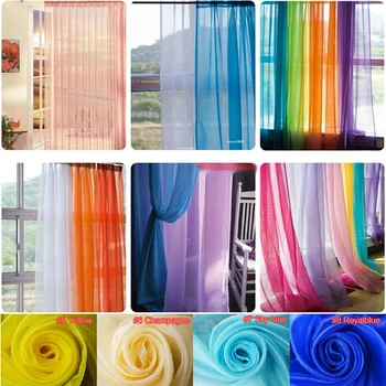 

High Density Transparent Yarn Organza Fabric Home Decoration Curtain Gauze Wedding Dress Puff Skirt Shirt Fabrics Clothing Cloth