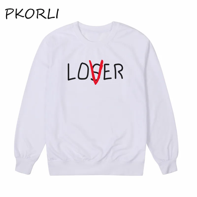 Pkorli Pennywise It Loser Толстовка повседневные Лоферы клуб ходи они все плавают вниз с
