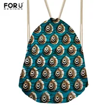 Forudesigns/ретро павлин шаблон шнурок мешок для Для женщин Для мужчин цветочный Спорт Путешествия Плавание тренажерный зал вещевой ткань сумки Harajuku Стиль
