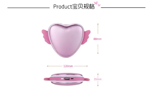 Обогреватель персональный тепловое устройство теплый Ангел ручной ребенок USB зарядка Отопление Мобильная мощность мини Электрический