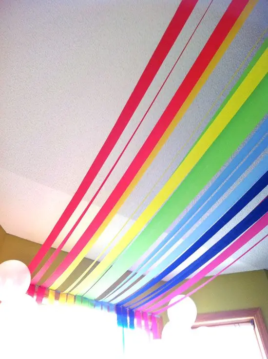 10m Roll Crepe Paper Streamers Christmas Decoration Diy Paper
