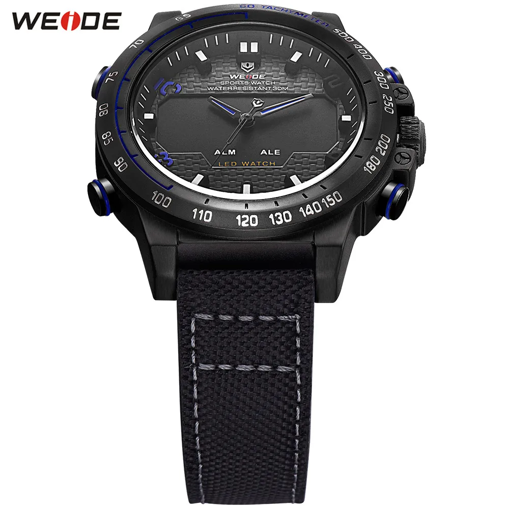 Оригинальные модные повседневные спортивные мужские часы WEIDE Цифровые кварцевые