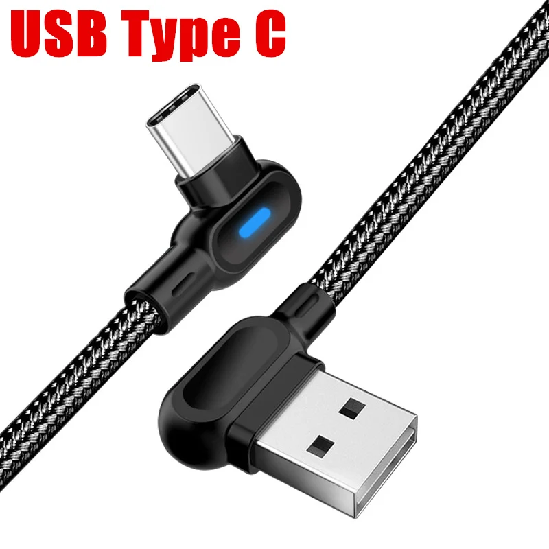 2 м 1 м Быстрая зарядка USB кабель для iPhone X XR 7 8 Micro usb type C кабель для samsung S8 S9 S10 Xiaomi huawei LG Android зарядное устройство - Цвет: black type c