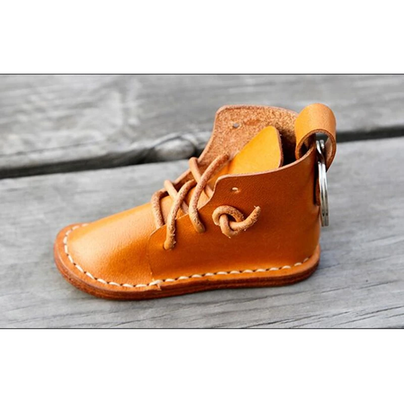 DIY Leather Craft Shoes Keychain Pendant Sewing Pattern Acrylic template 1Set leather craft template sewing template