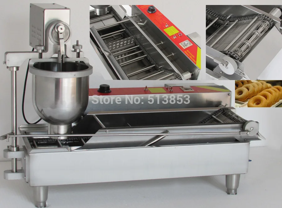 Automatic Donut deep fryer machine;automatic donuts forming machine;donut machine lines