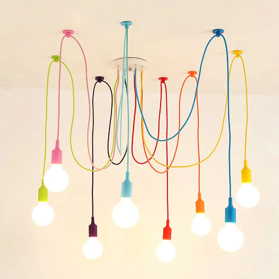 2 multiple color ceiling pendant