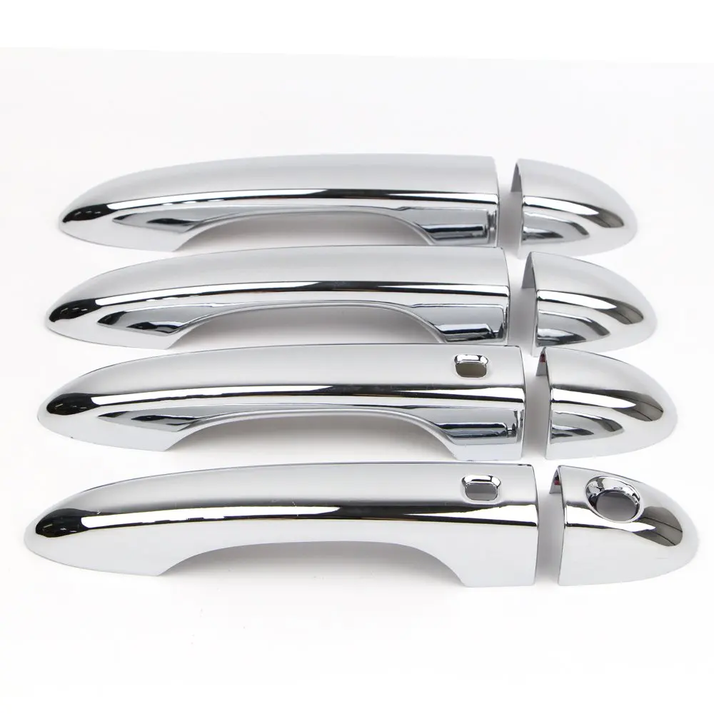 Chrome Cover For 2013 2014 2015 2016 2017 Dodge Journey Door Handle W// Smart Key