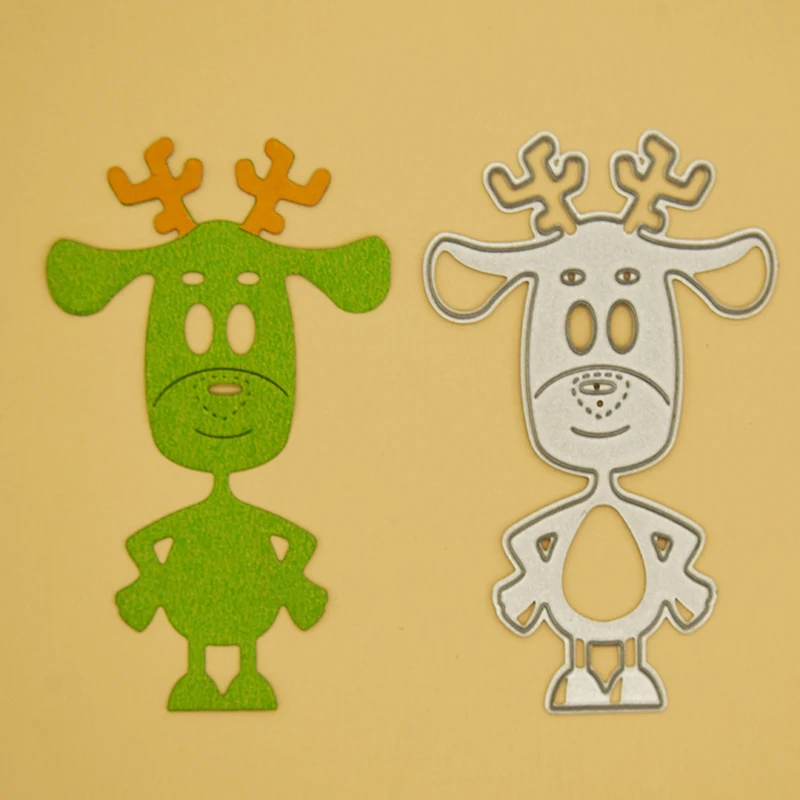 

1pcs Cattle Cutting Dies Stencils animal calf Cutting Dies Stencils DIY Scrapbooking Album paper craft Decorative cut calf card