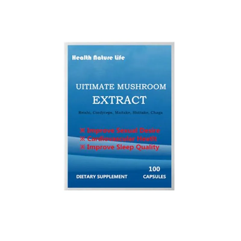 Конечная Грибная добавка-Рейши, кордицепс, майтаке, шиитаке, Чага-к анти, анти усталость-для улучшения иммунитета