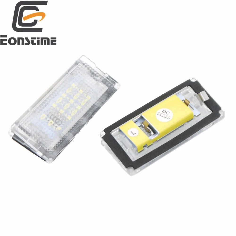 Eonstime 2 шт. 6500K 18 светодиодов SMD Освещение номерного знака лампы для BMW E46 4D (98 05) 323i 325i