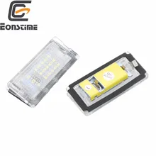 Eonstime 2pcs 6500K 18 LED SMD License Plate Lights Lamps Bulbs for BMW E46 4D (98-05) 323i 325i 328i 99-03 330xi 330i 325xi